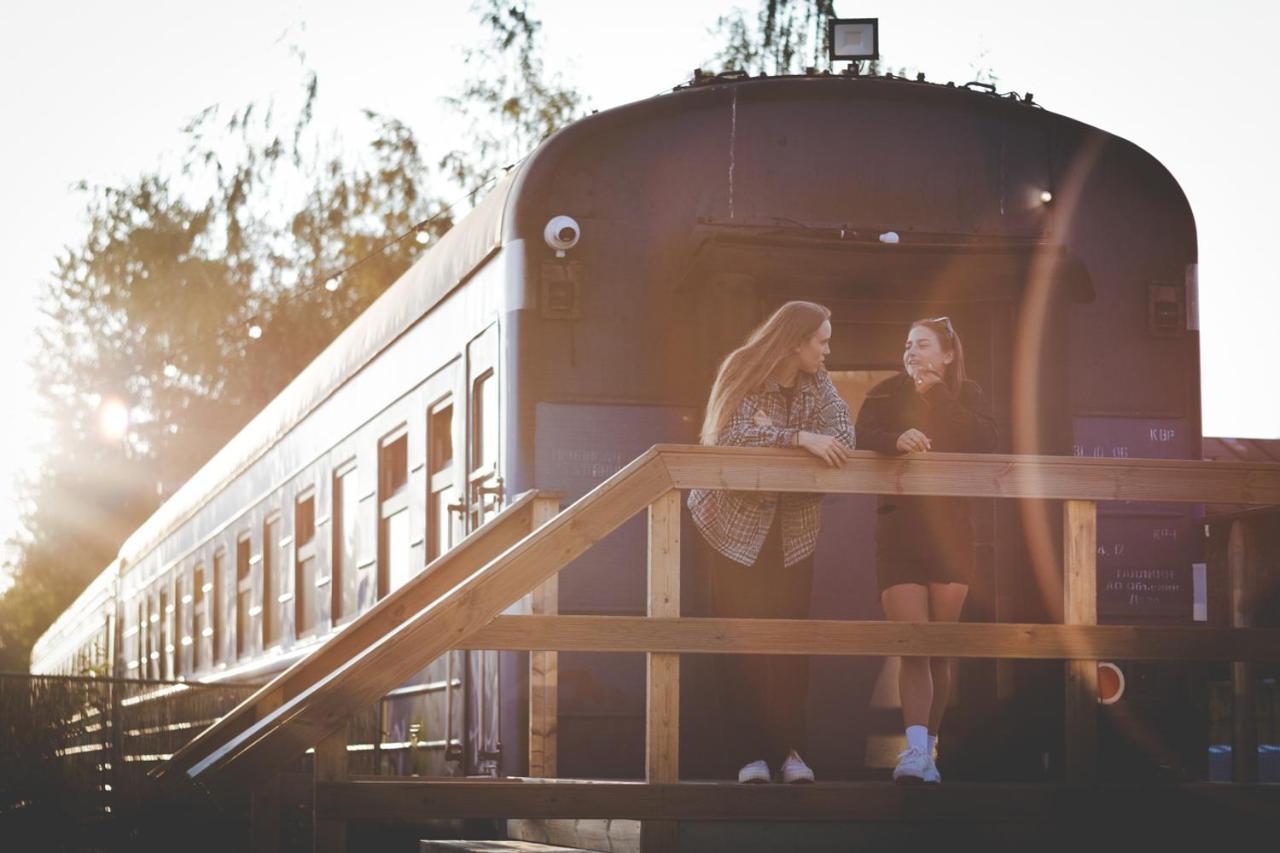 Railrooms Traincar Hostel Tallinn Exterior foto