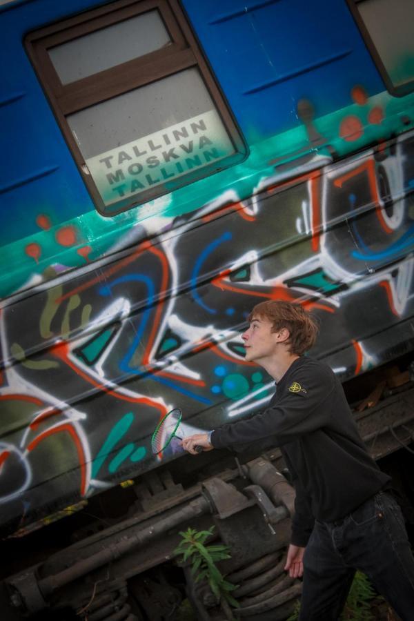 Railrooms Traincar Hostel Tallinn Exterior foto